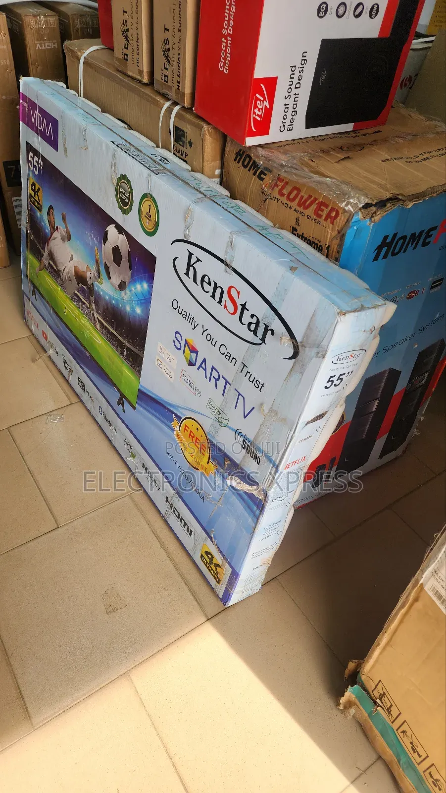 55 Inches Kenstar Smart TV