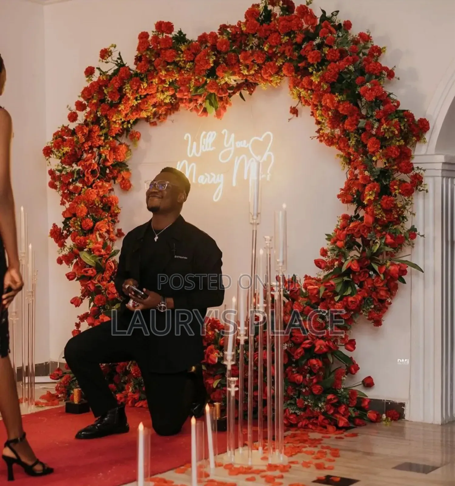Heart Shaped Balloon Proposal