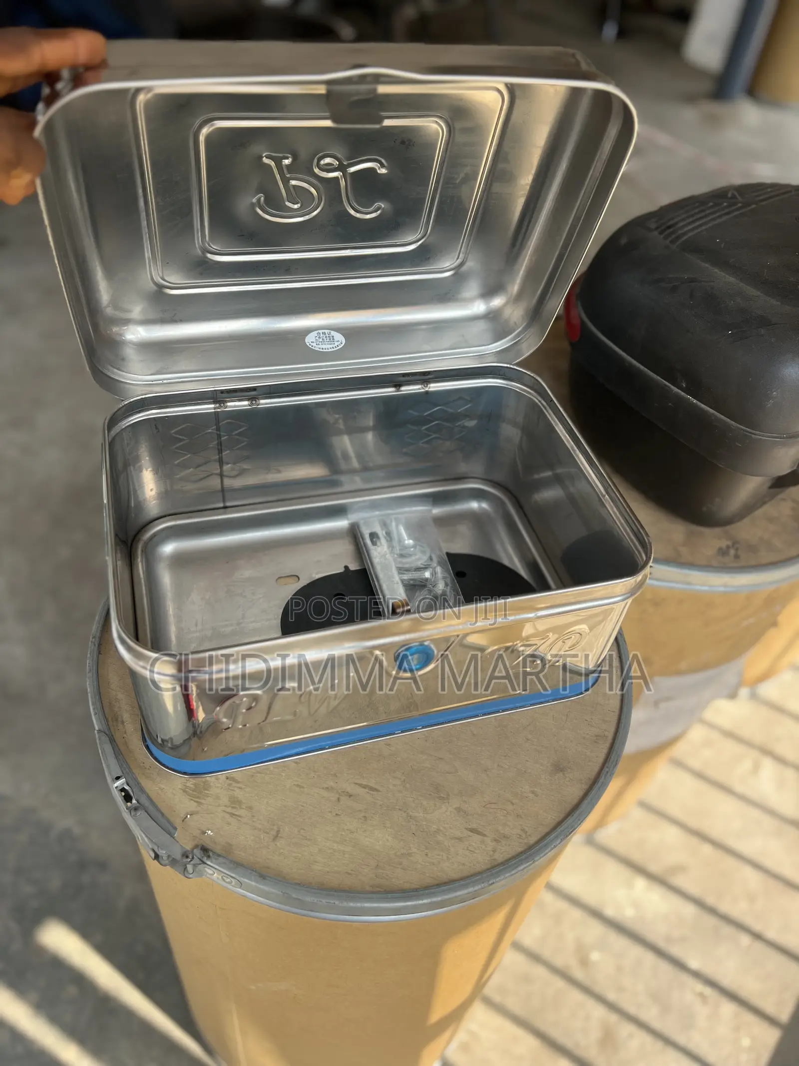 Motorcycle Top Stainless Box