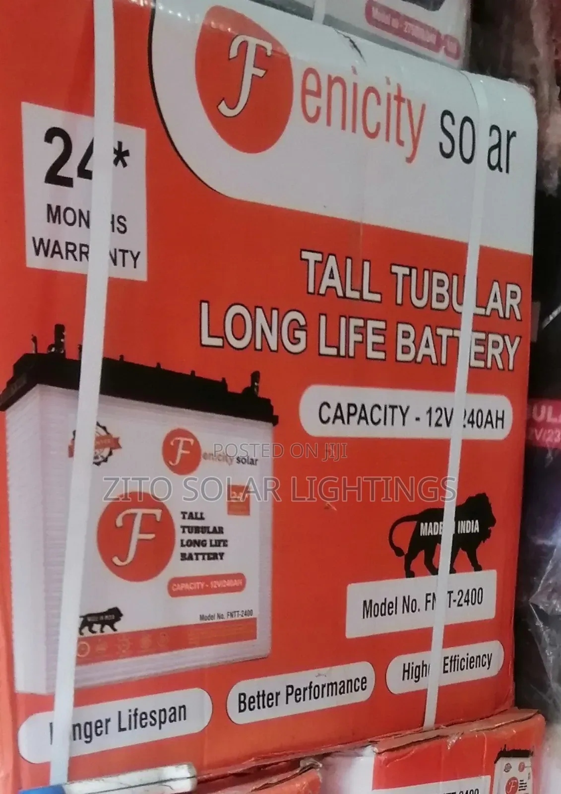 220ahms Tubular Battery