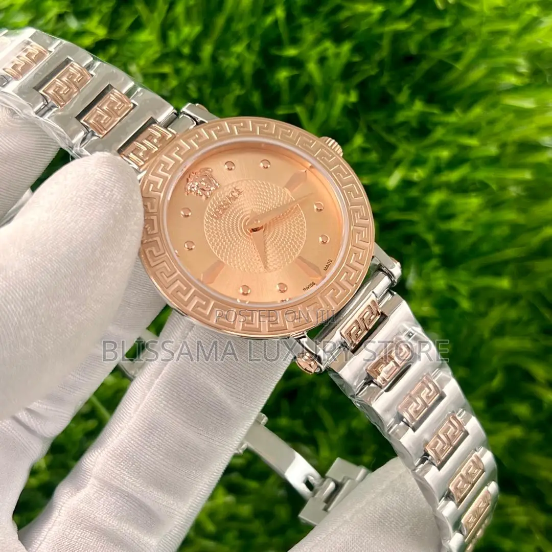 Luxury Versace Female Chain Strap Wristwatches