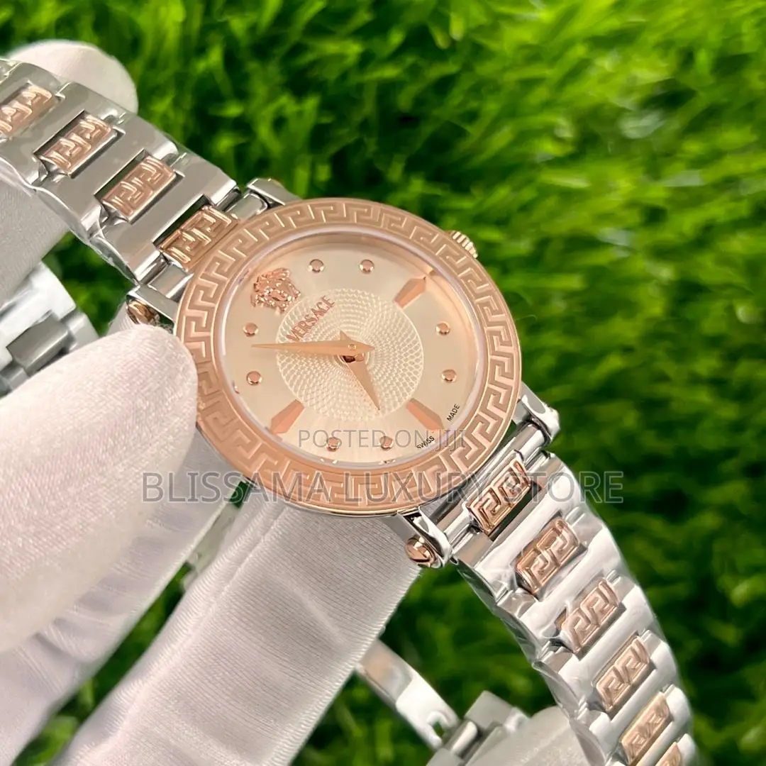 Luxury Versace Female Chain Strap Wristwatches