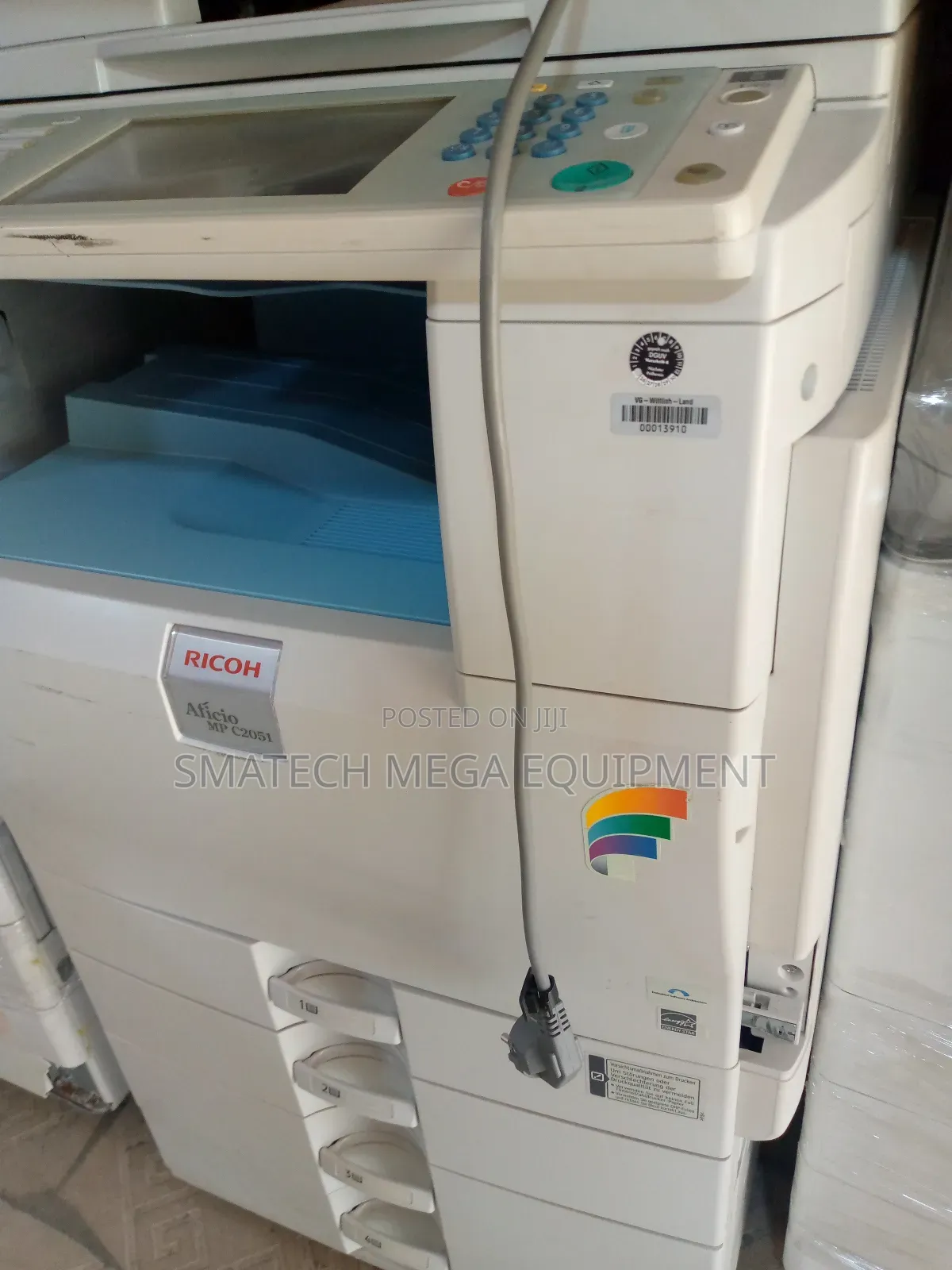 Ricoh Aficio Mp C2051 Photocopy Machine Di