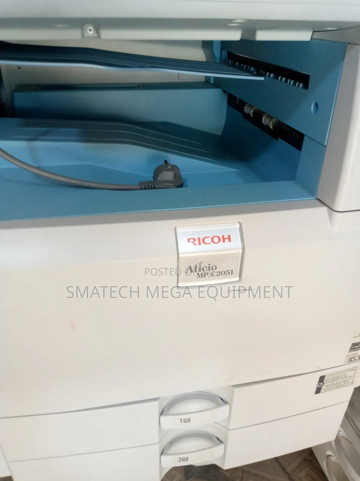 Ricoh Aficio Mp C2051 Photocopy Machine Di