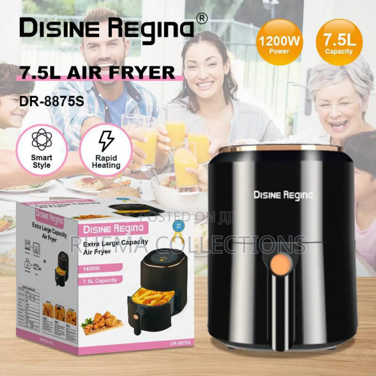 7.5L ‘Smart Touch’ Electric Air Fryer/Oven