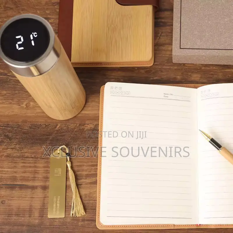 Wooden Cover Business Promotion Thermos Cup Gift Set