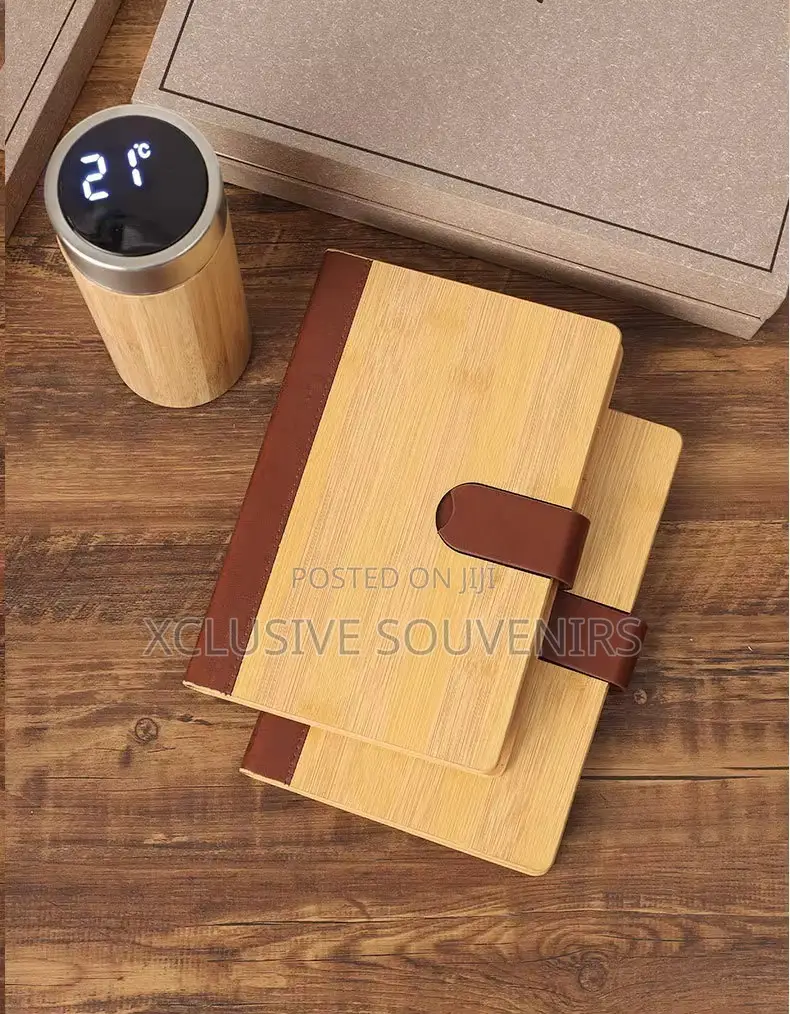 Wooden Cover Business Promotion Thermos Cup Gift Set