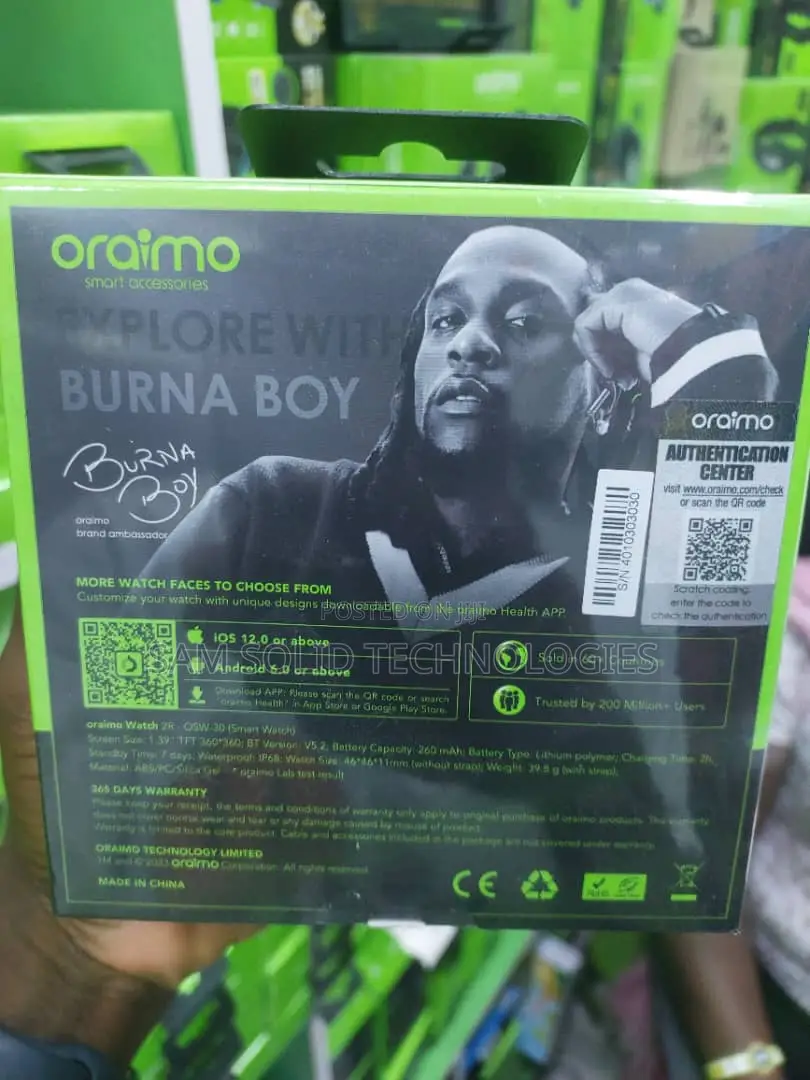 Oriamo Smart Watch 2R