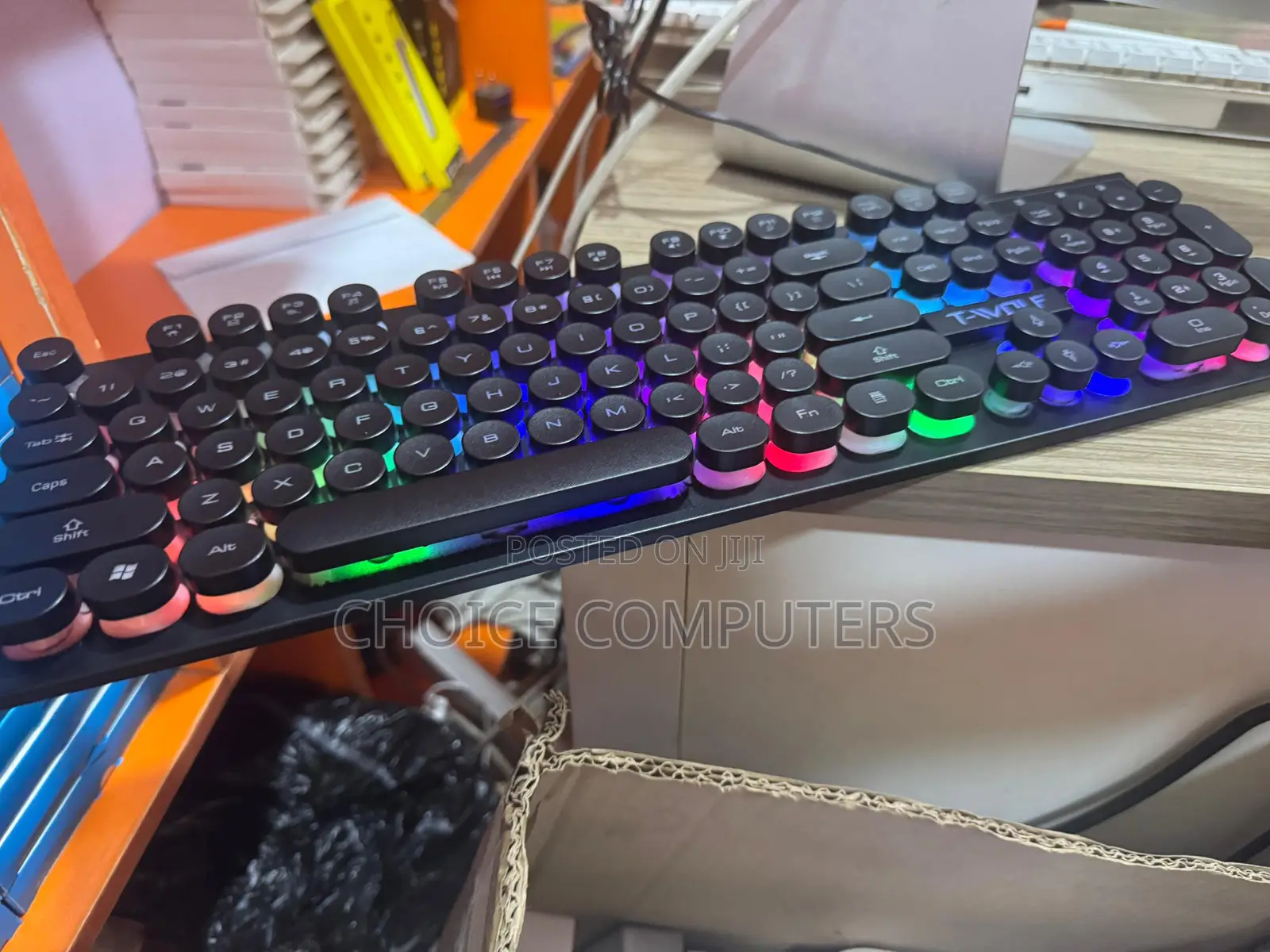 T-wolf Rgb Backlit Gaming Wired Keybord And Mouse