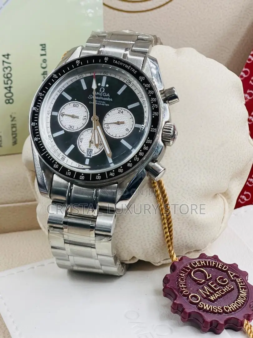 Omega Quality Luxury Men Chain Strap Wristwatch