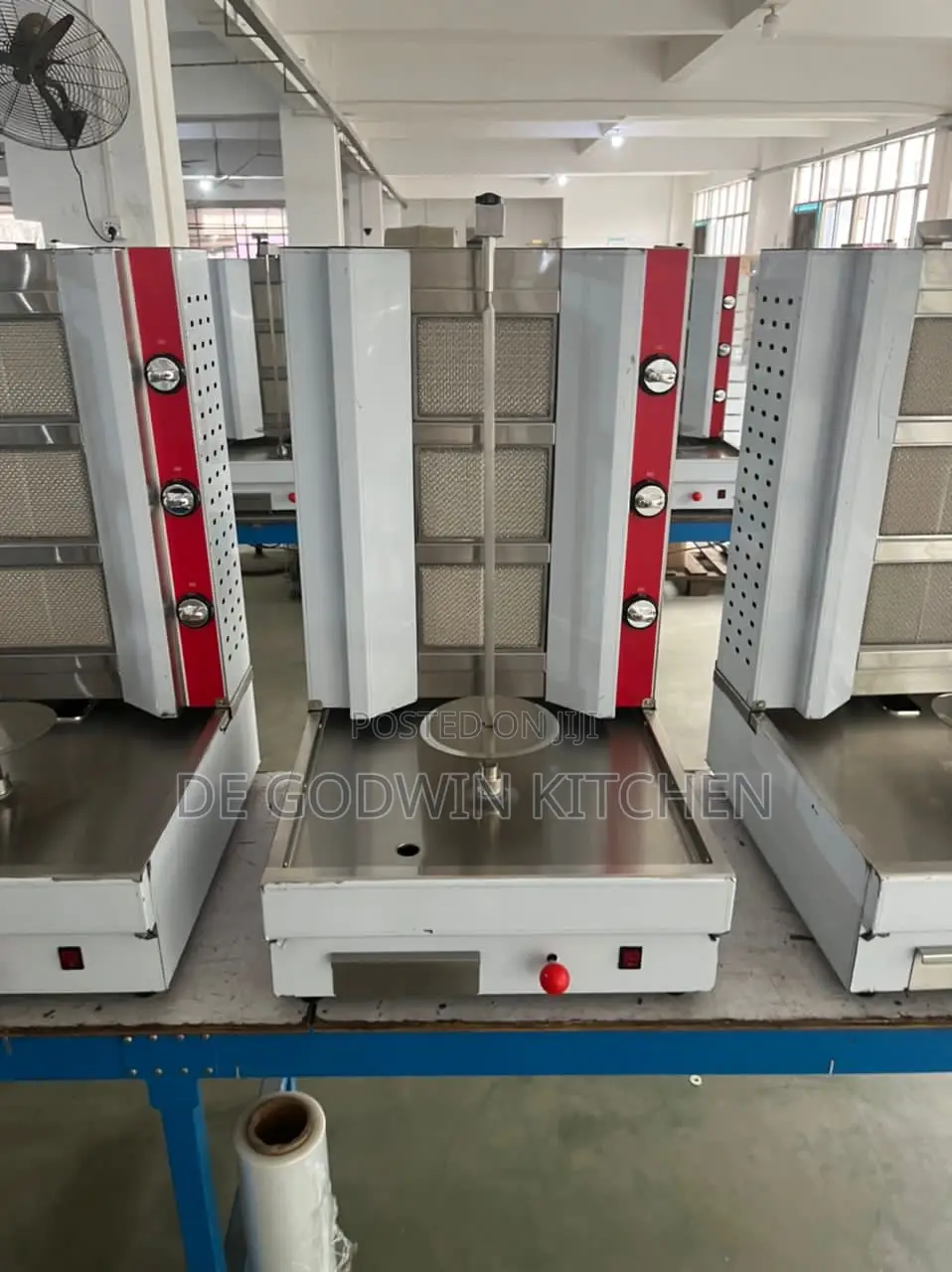 3 Burners Gas Shawarma Machine