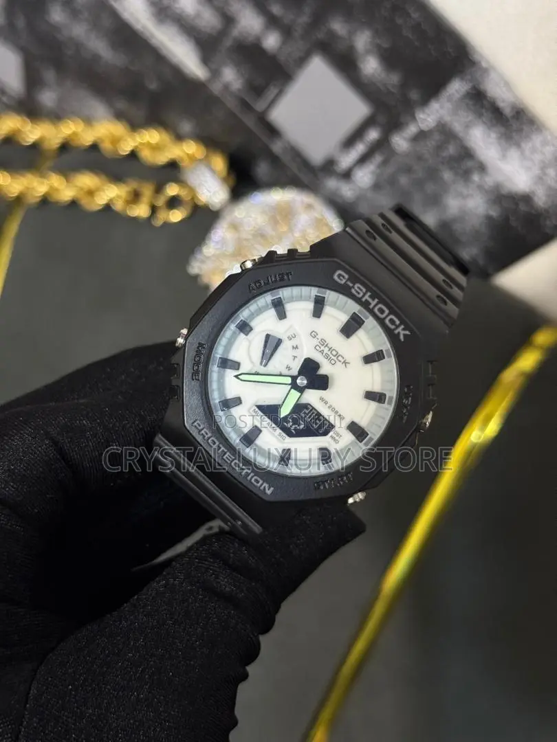 G-Shock Casio Quality Luxury Men Rubber Strap Wristwatch