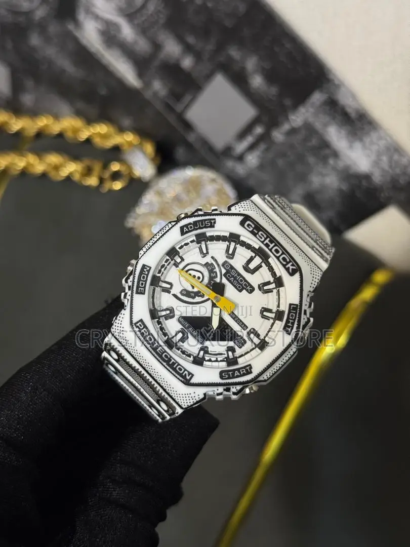 G-Shock Casio Quality Luxury Men Rubber Strap Wristwatch