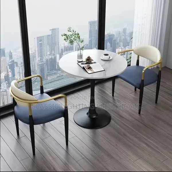 Of 2 Premium Dining Chairs Luxury Modern Arm Ergonomic