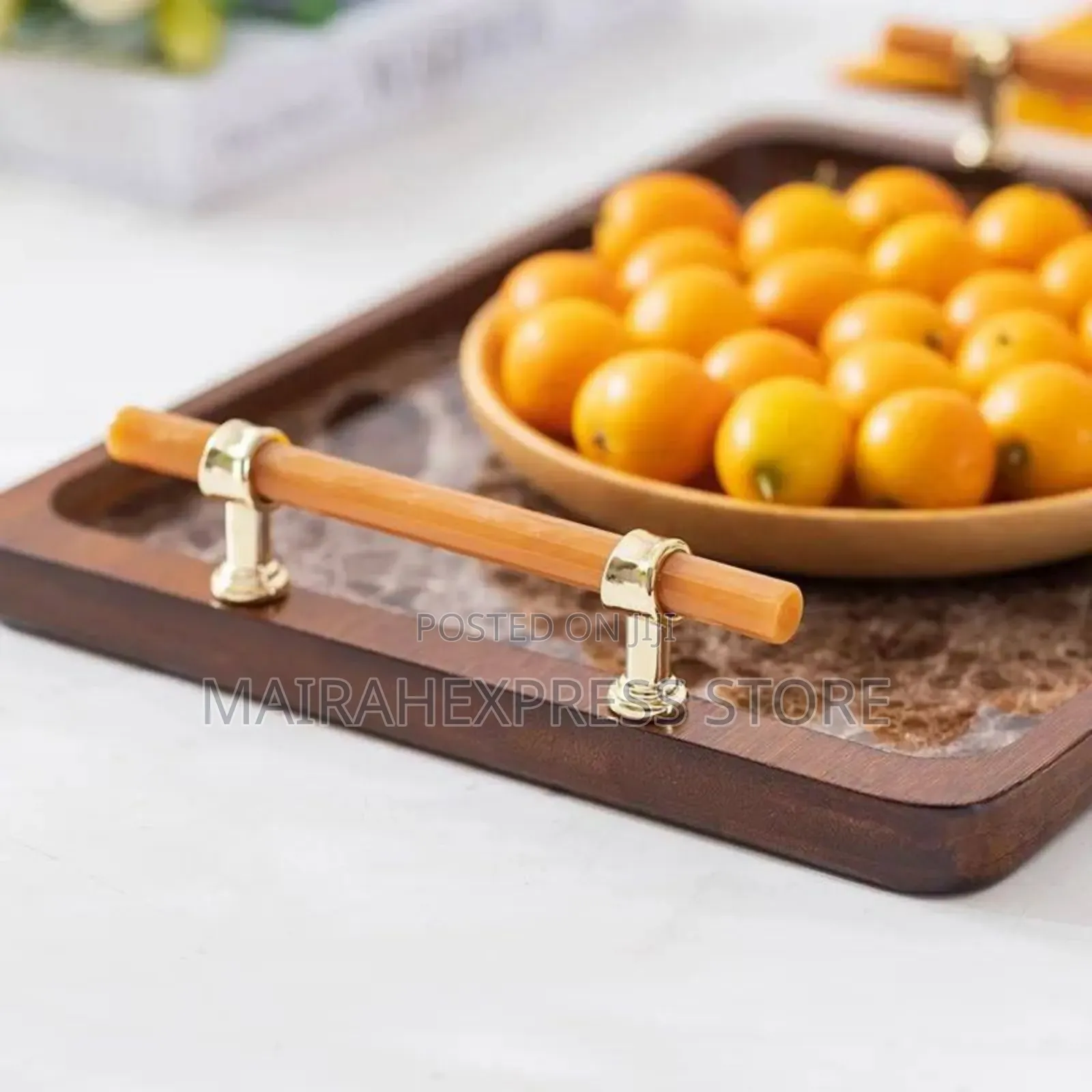 New Bamboo Portable Tea Tray Set
