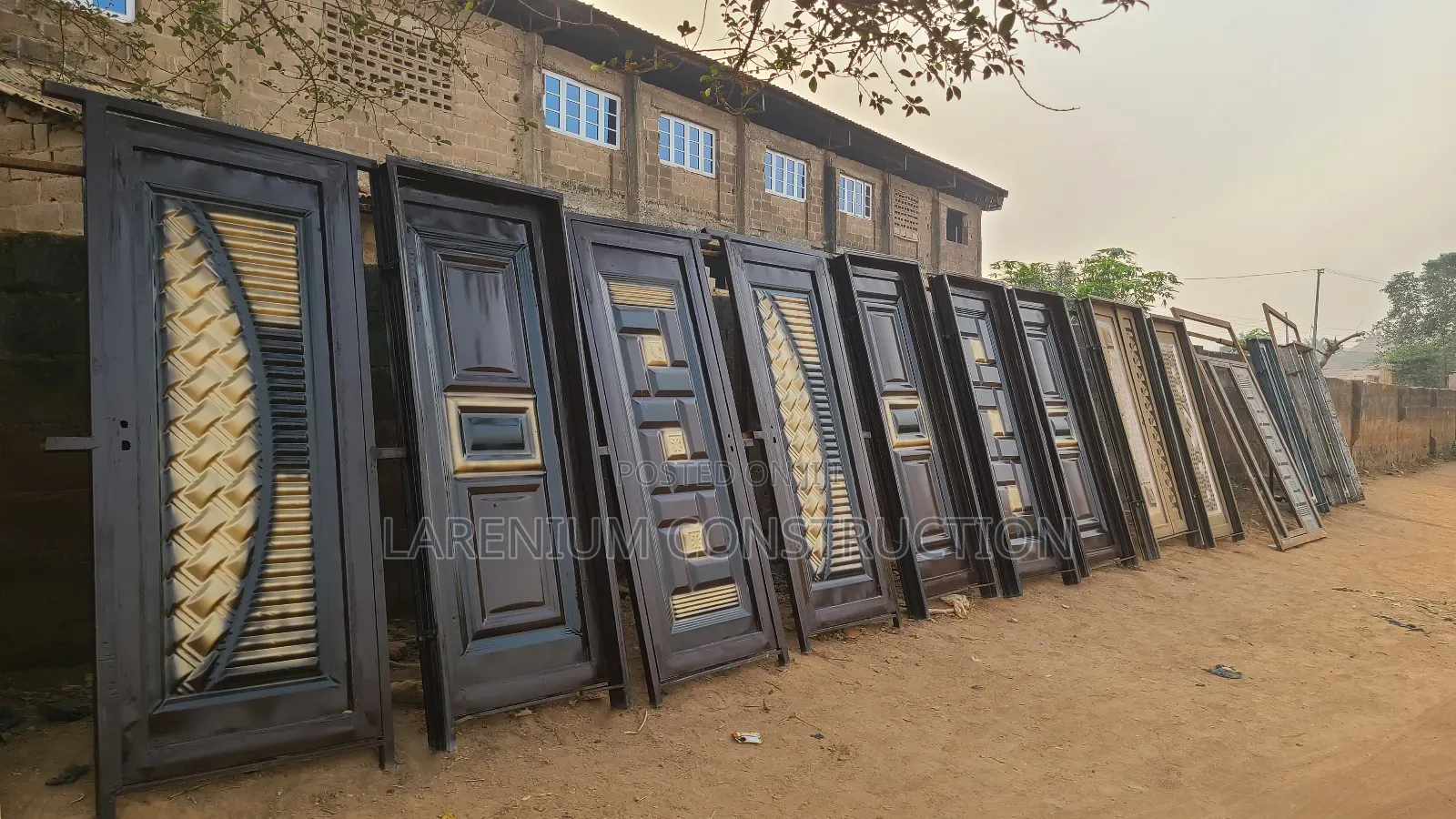 Strong 4ft and 3ft Entrance Iron Doors