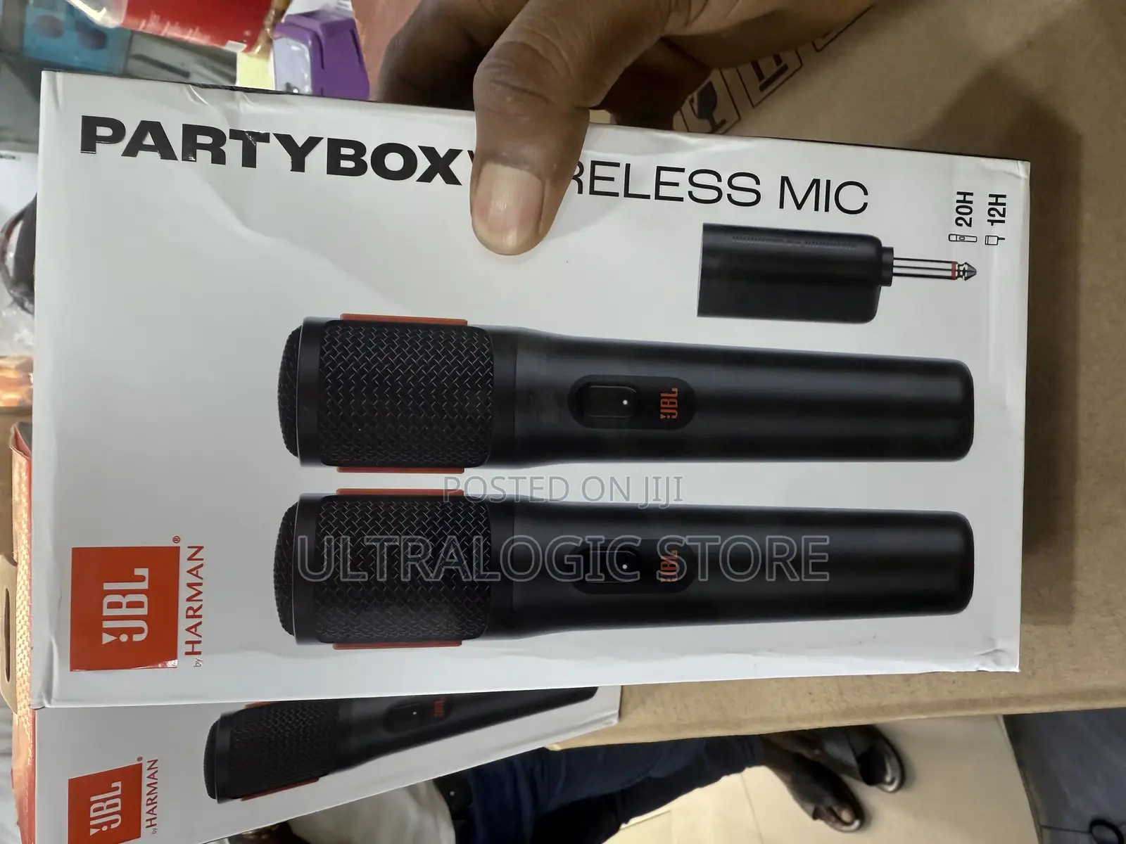 New JBL Partybox Two-Person Wireless Handheld Microphone