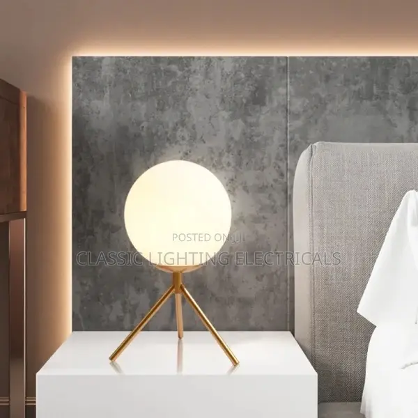 Modern Luxury Led Table Lamp Bedside Bedroom Art Decor