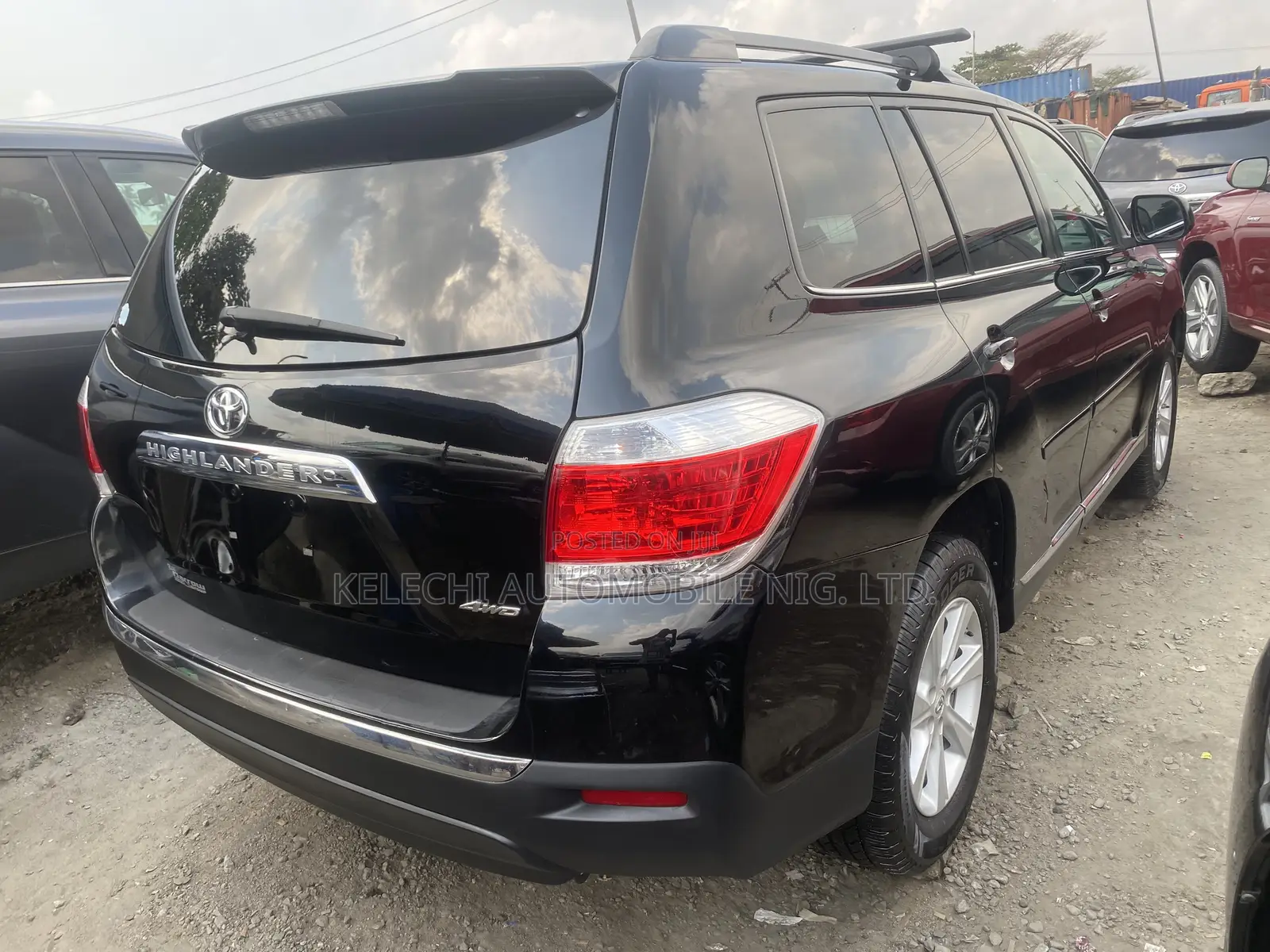 Toyota Highlander Limited 3.5l 4WD 2013 Black