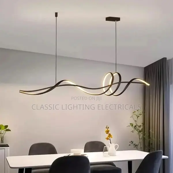 Modern Simple Strtips Pendant Lights Home Decor Light