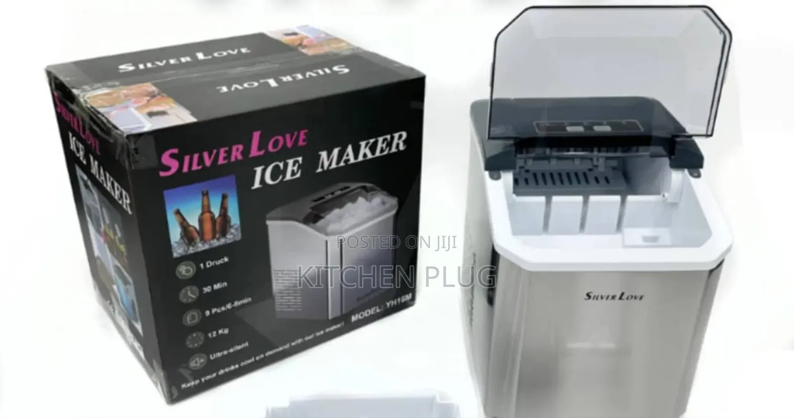 Stainless Steel Electric Portable Ice Maker