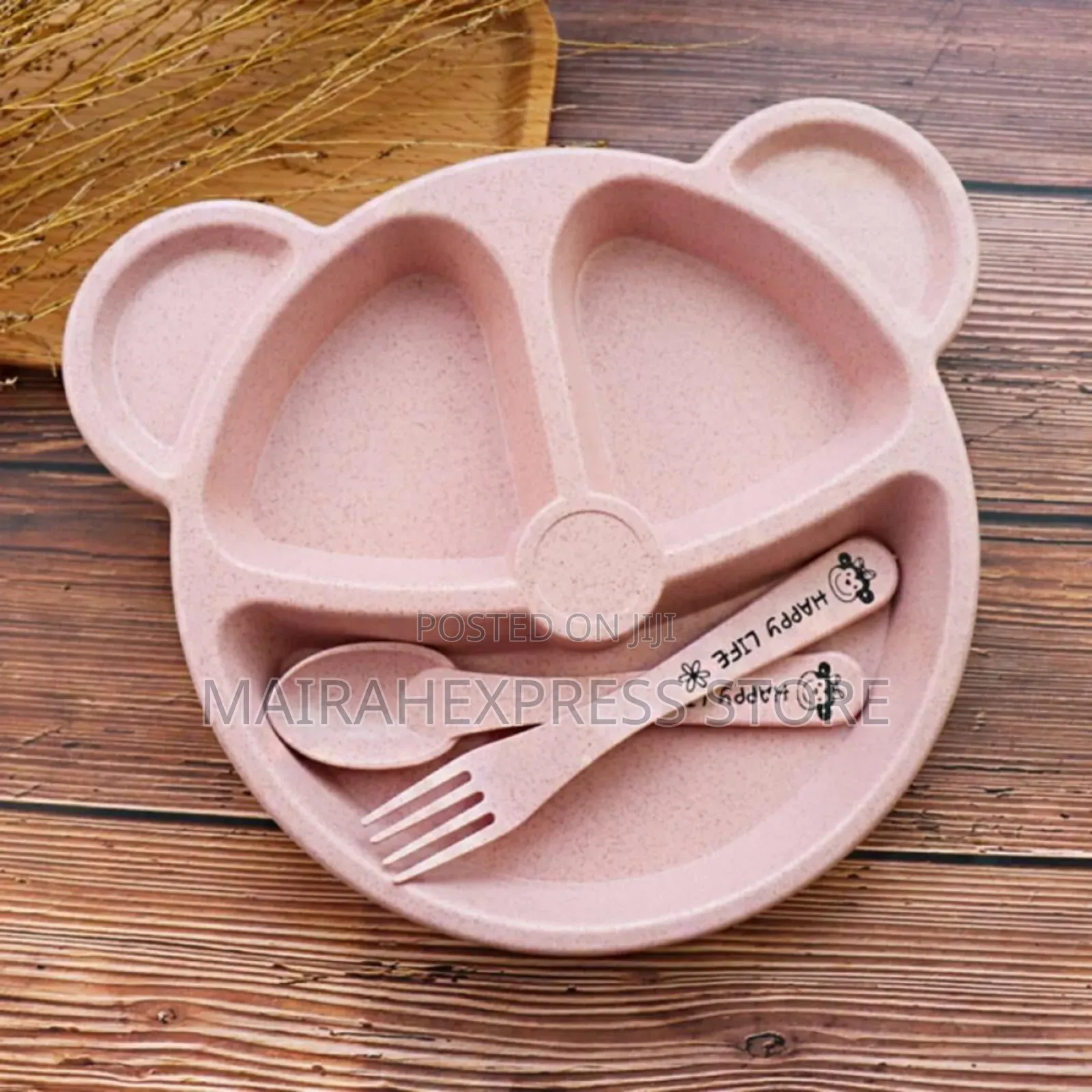 1 Set Baby Bowl Spoon Fork Feeding Tableware BPA