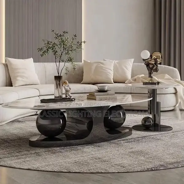 Aesthetic Nordic Living Room Coffee Table Metal Unique