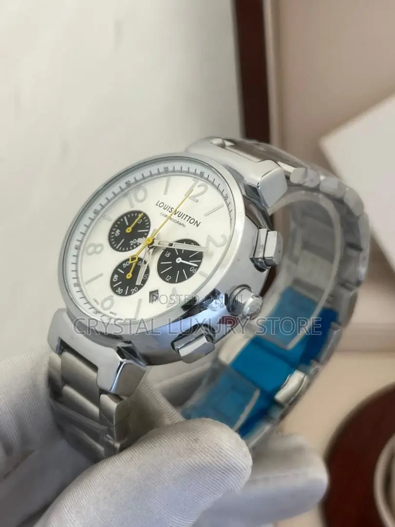 Louis Vuitton Quality Luxury Men Chain Strap Wristwatch