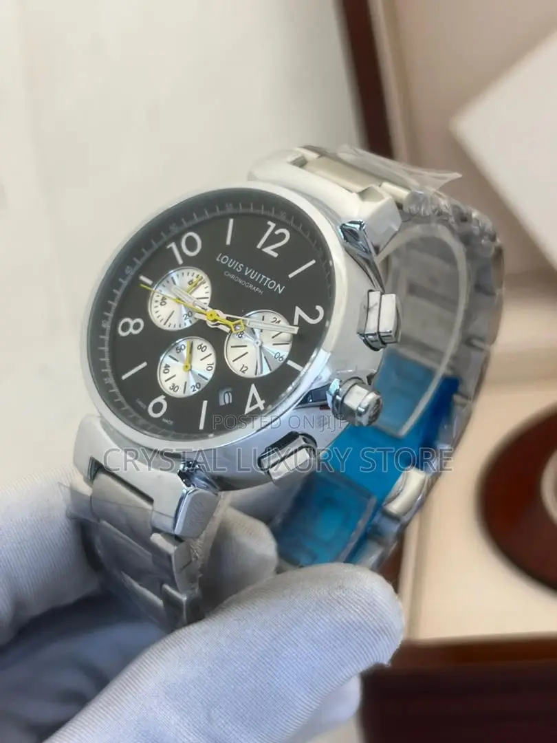 Louis Vuitton Quality Luxury Men Chain Strap Wristwatch