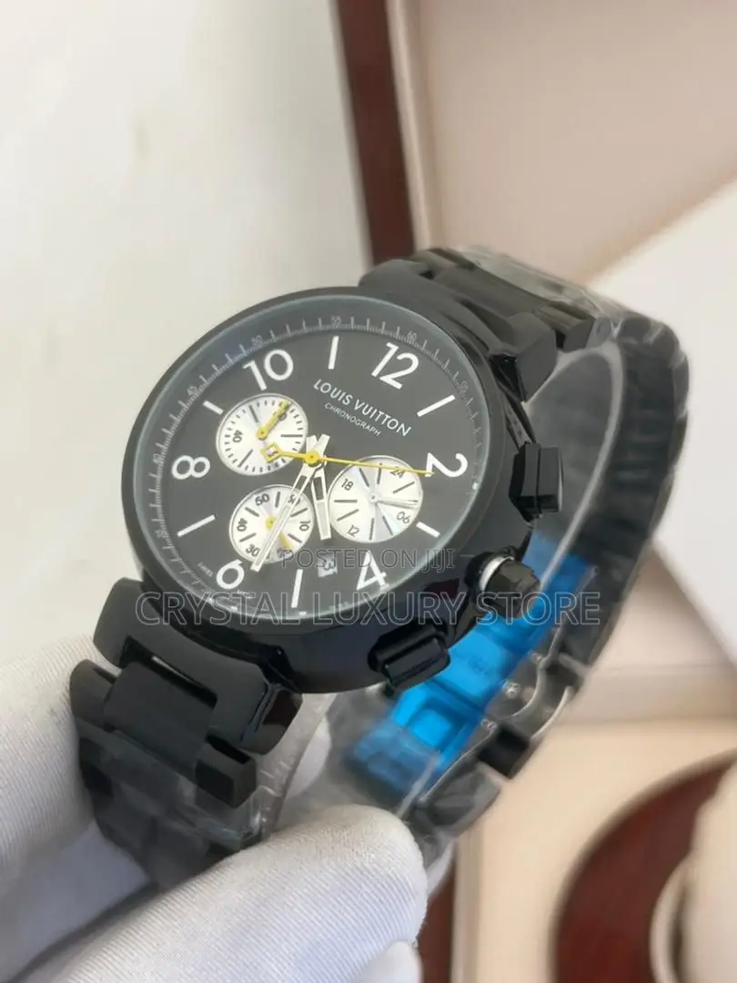 Louis Vuitton Quality Luxury Men Chain Strap Wristwatch