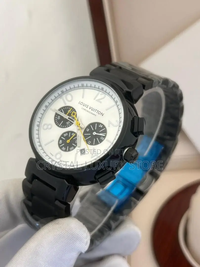 Louis Vuitton Quality Luxury Men Chain Strap Wristwatch