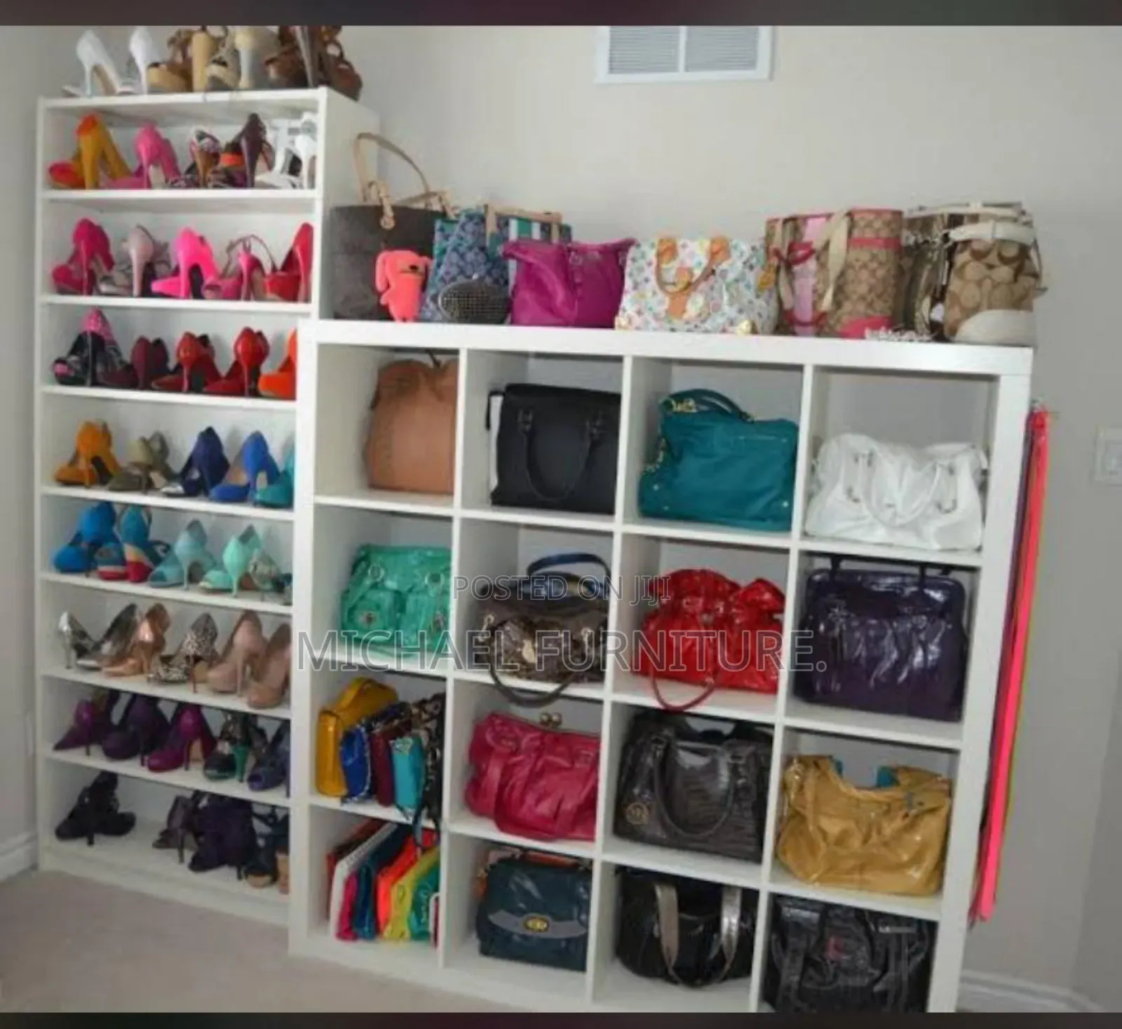 Well Furnished Well Sectioned 7x6 Shoe Rack