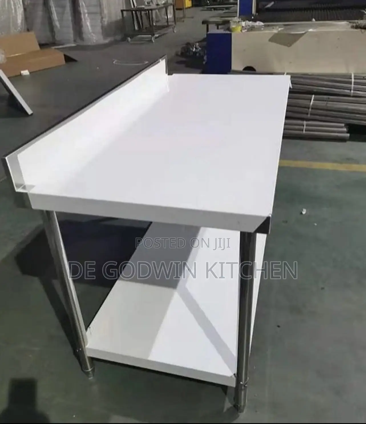 Stainless Steel Table 4ft With Splash Back