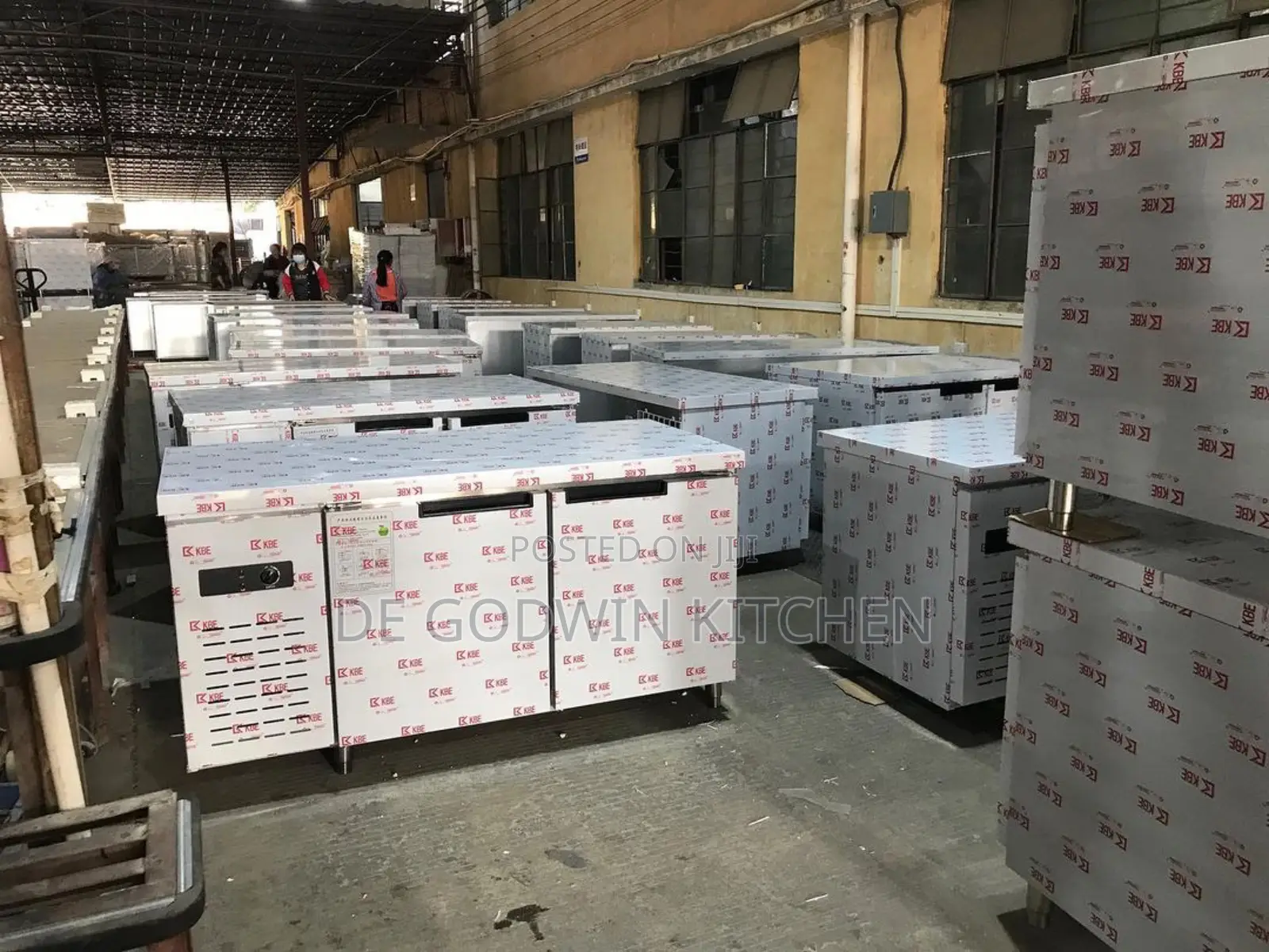5ft Stainless Steel Counter Fridge