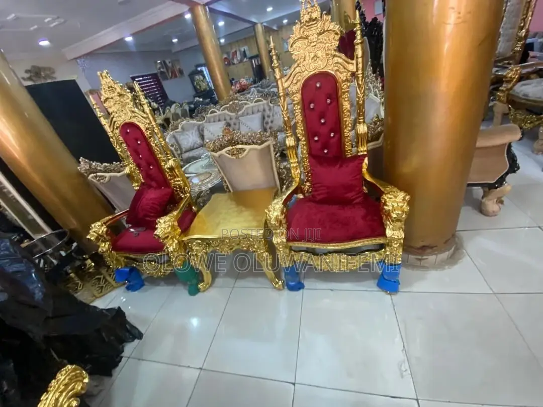 Throne Chair, King and Queen Royal Imported Chair