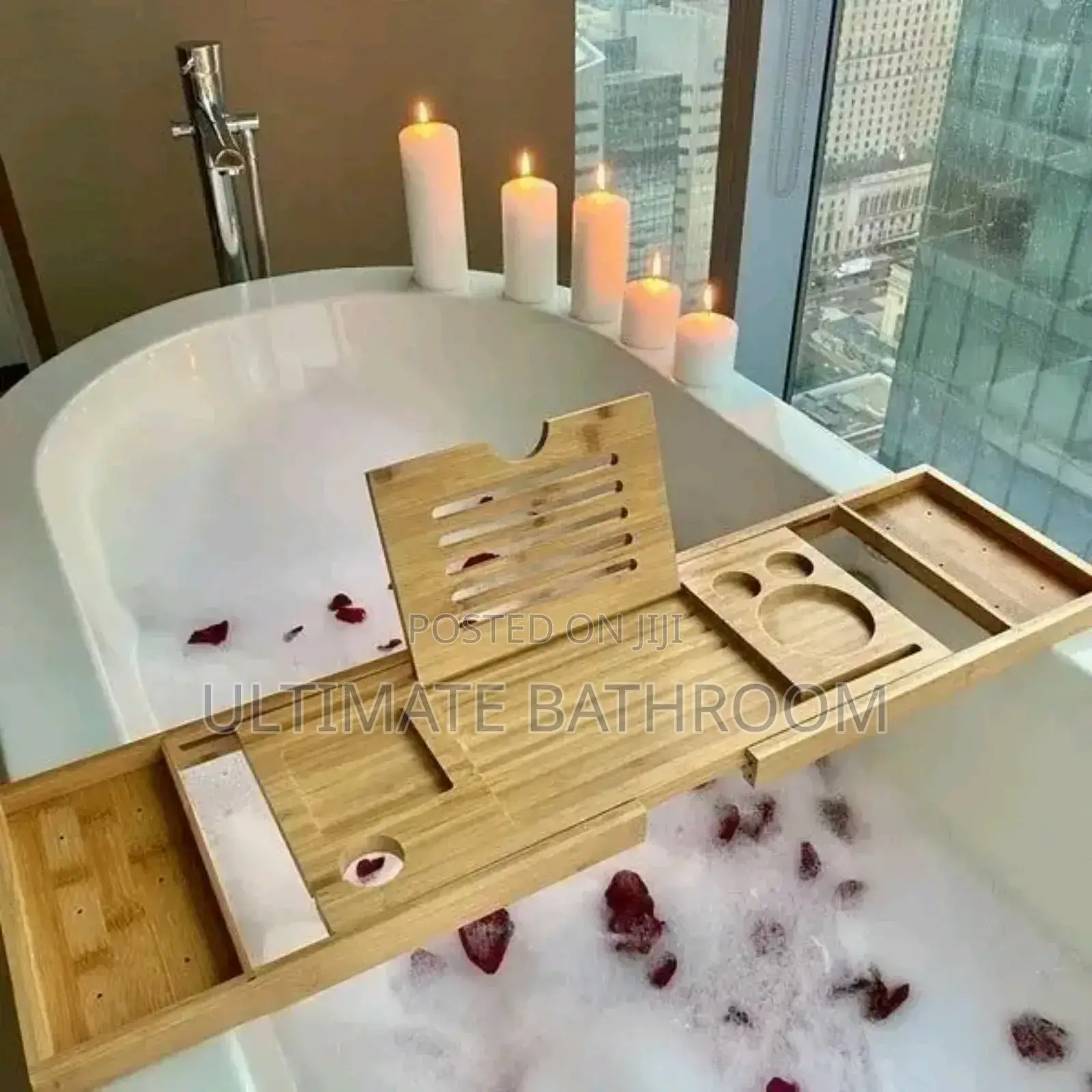 Bamboo Bathtub Caddy Tray