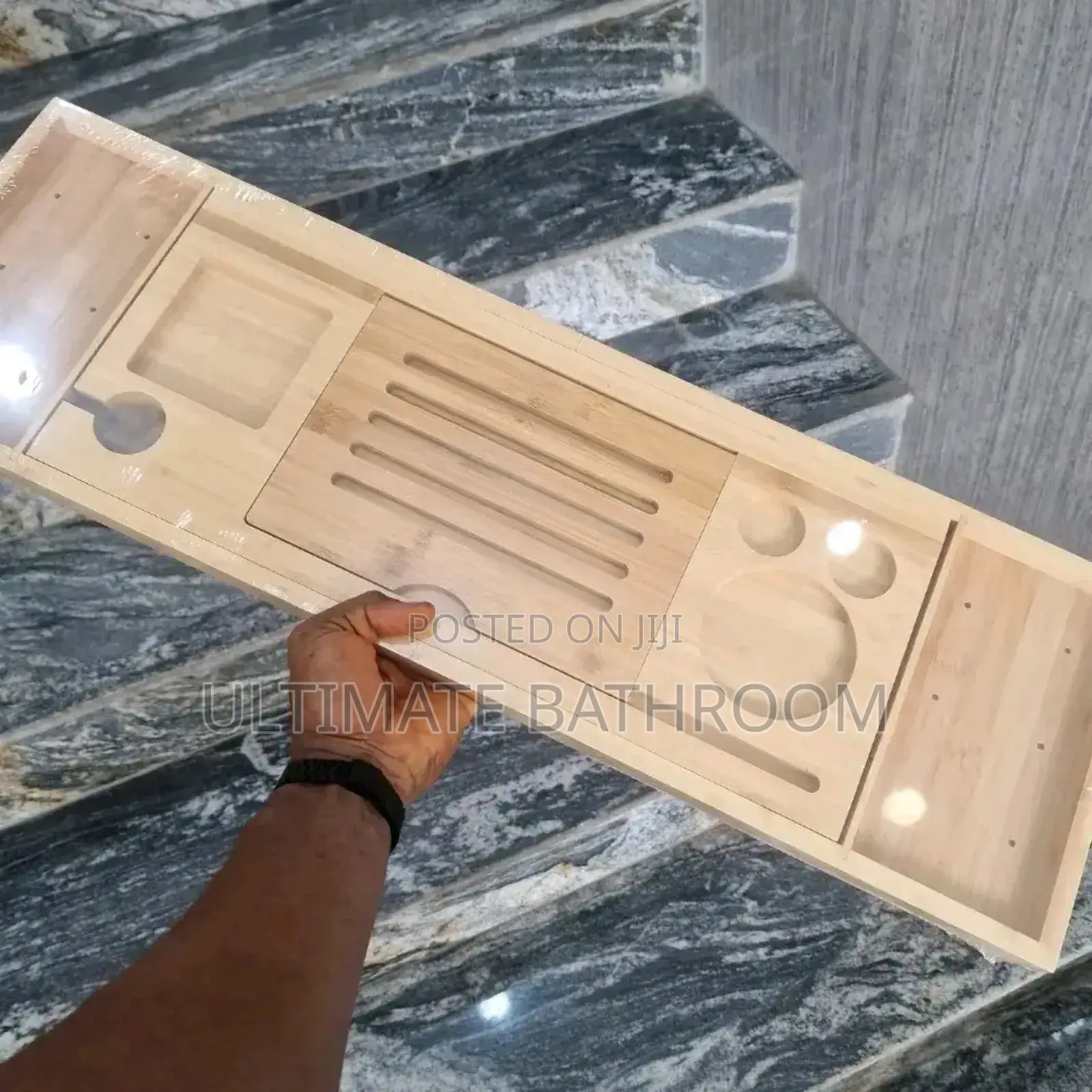 Bamboo Bathtub Caddy Tray