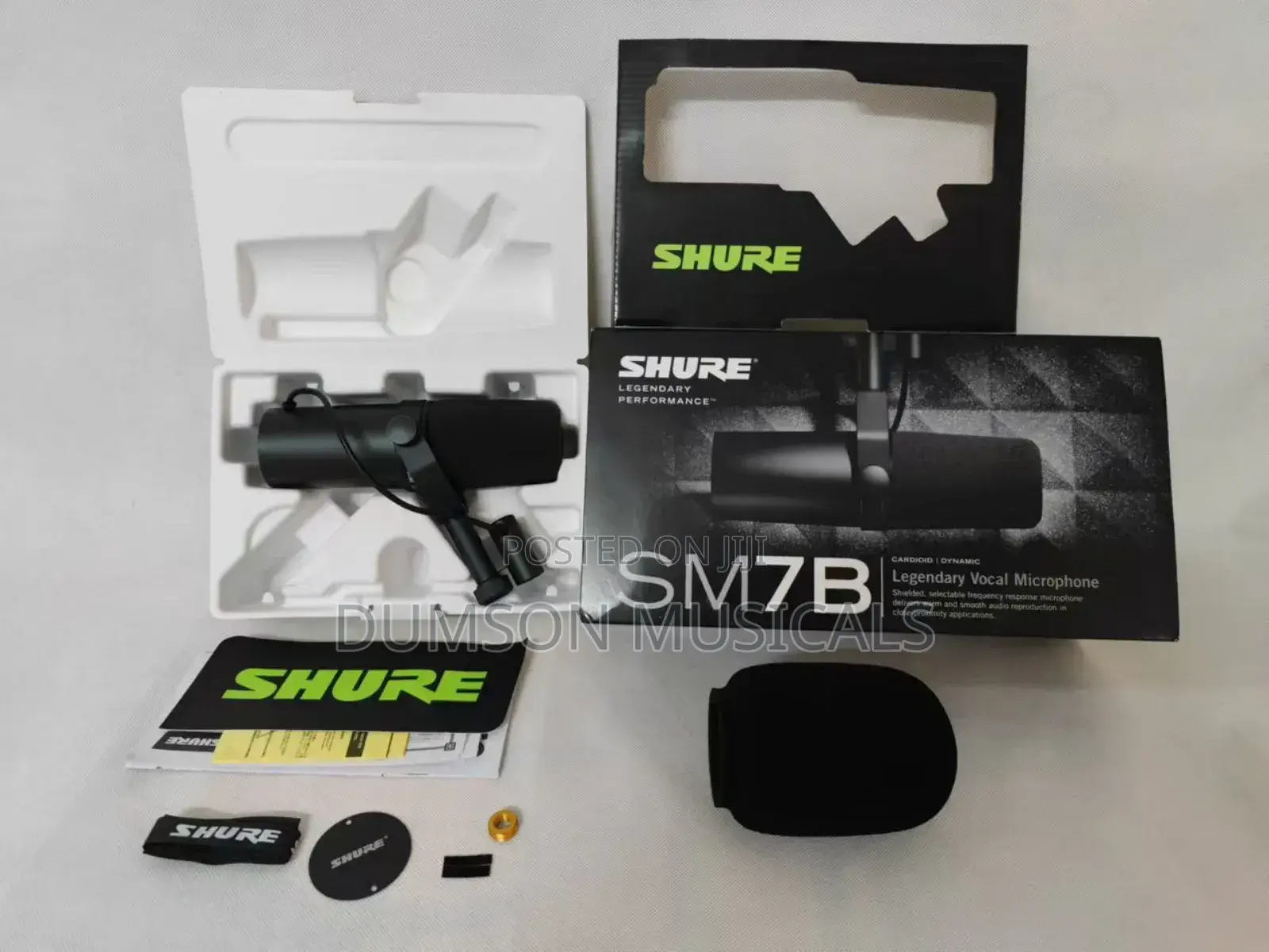 Shure Sm7b Studio Dynamic Legendary Vocal Microphone