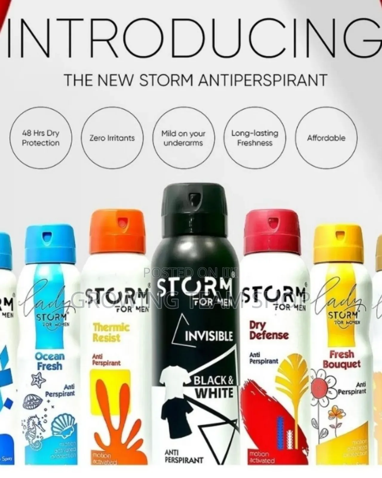 Storm Antiperspirant Spray