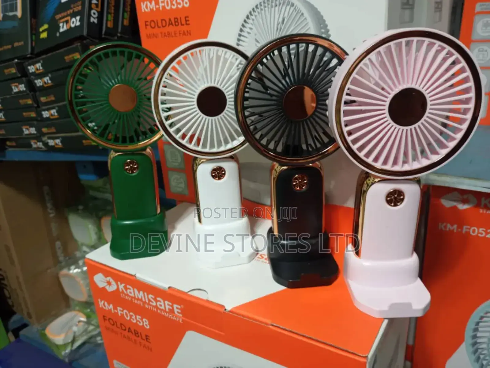 Mini Hand-Held Makeup Fan