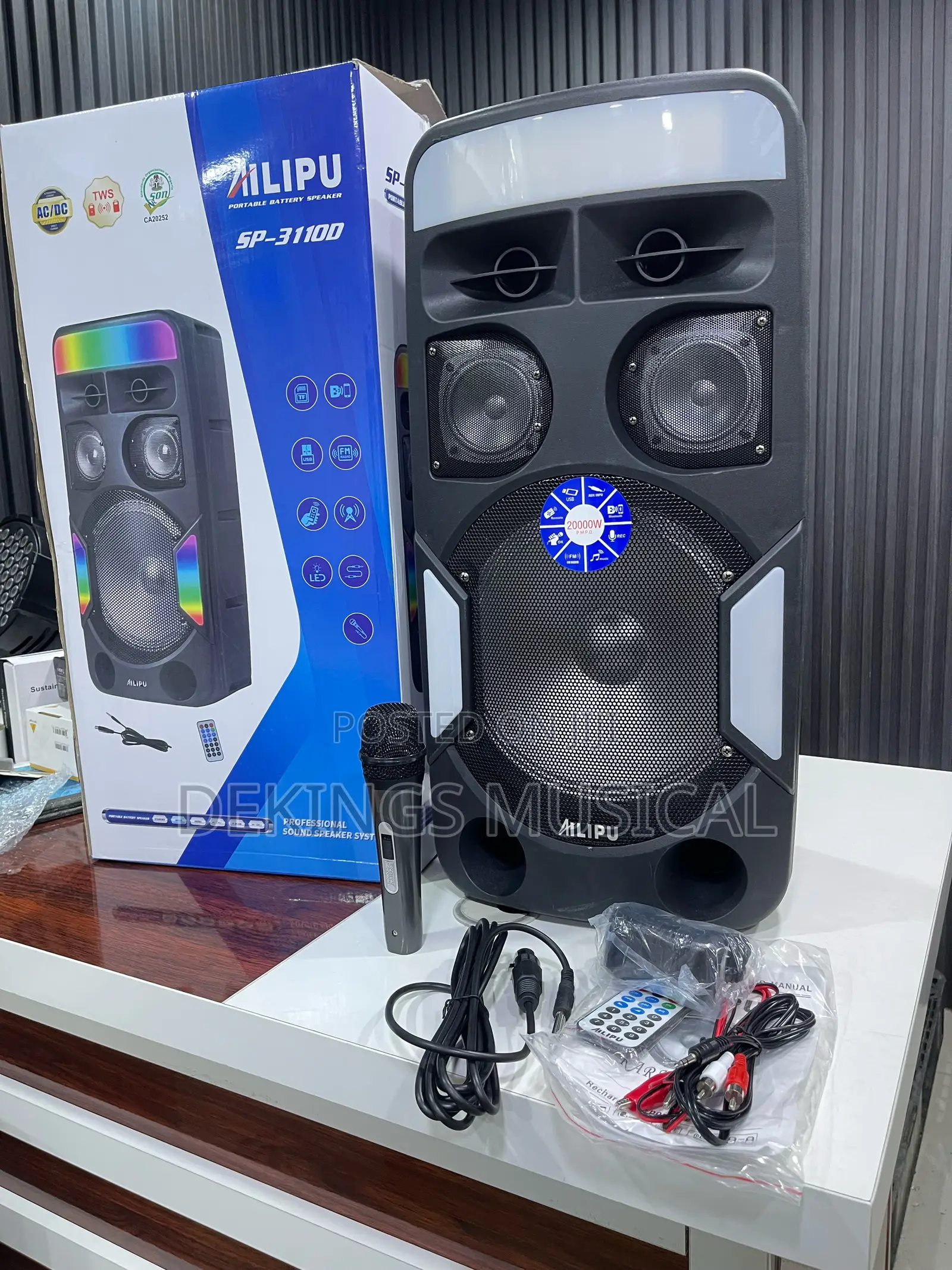 Ailipu Sp3110d Portable Party Box Speaker Karakore Pa System