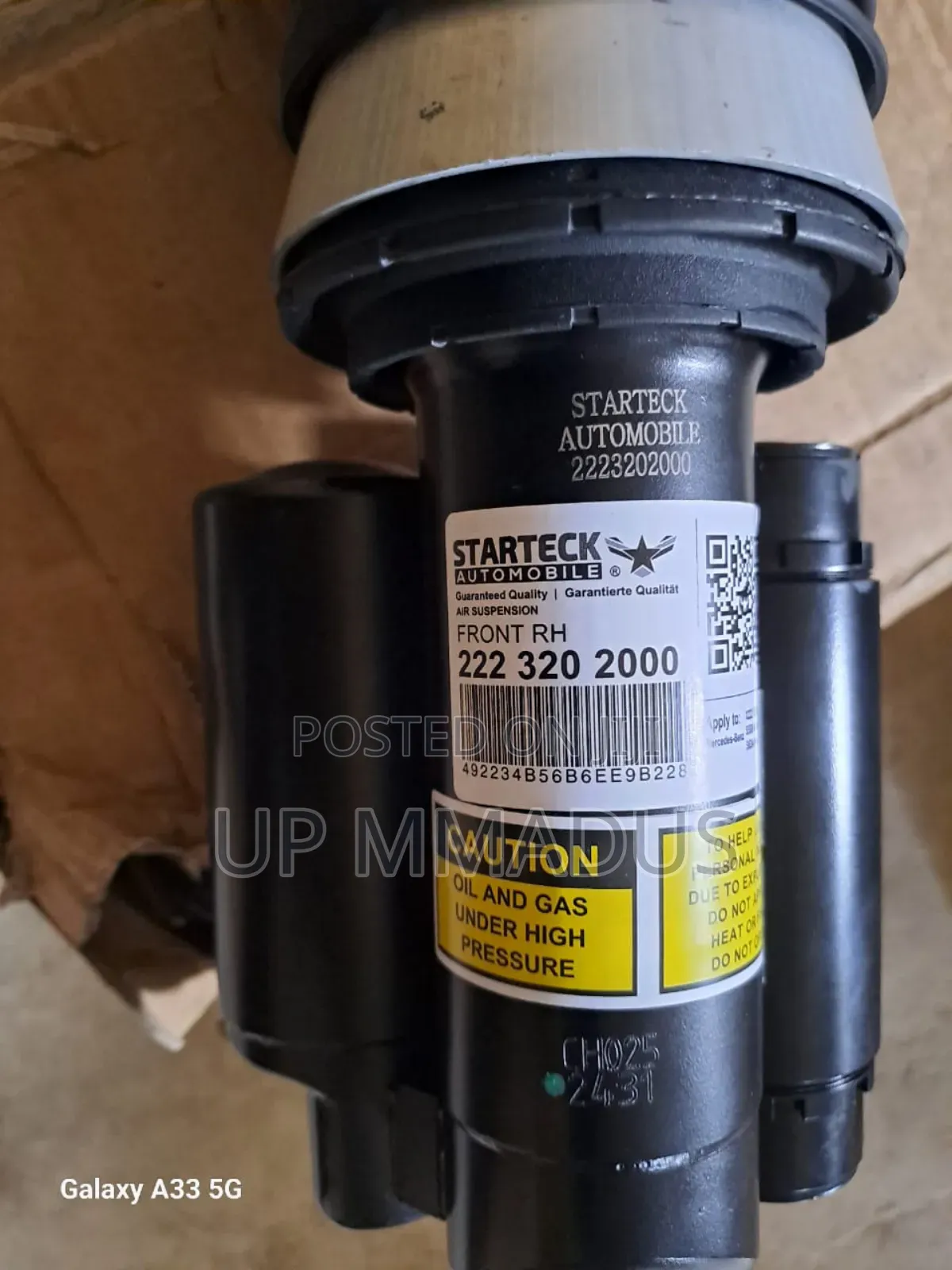 Front Balloon Shock Absorber Benz