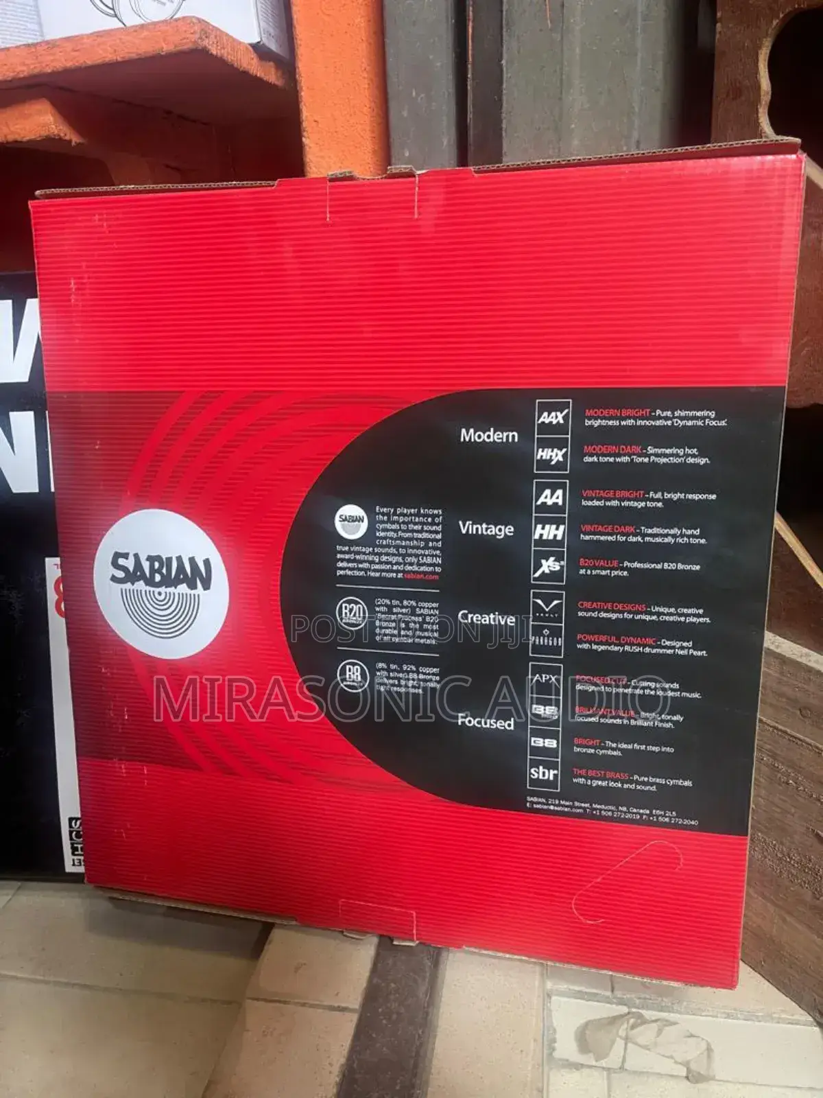 Sabian B8 Cymbals Performance Sets