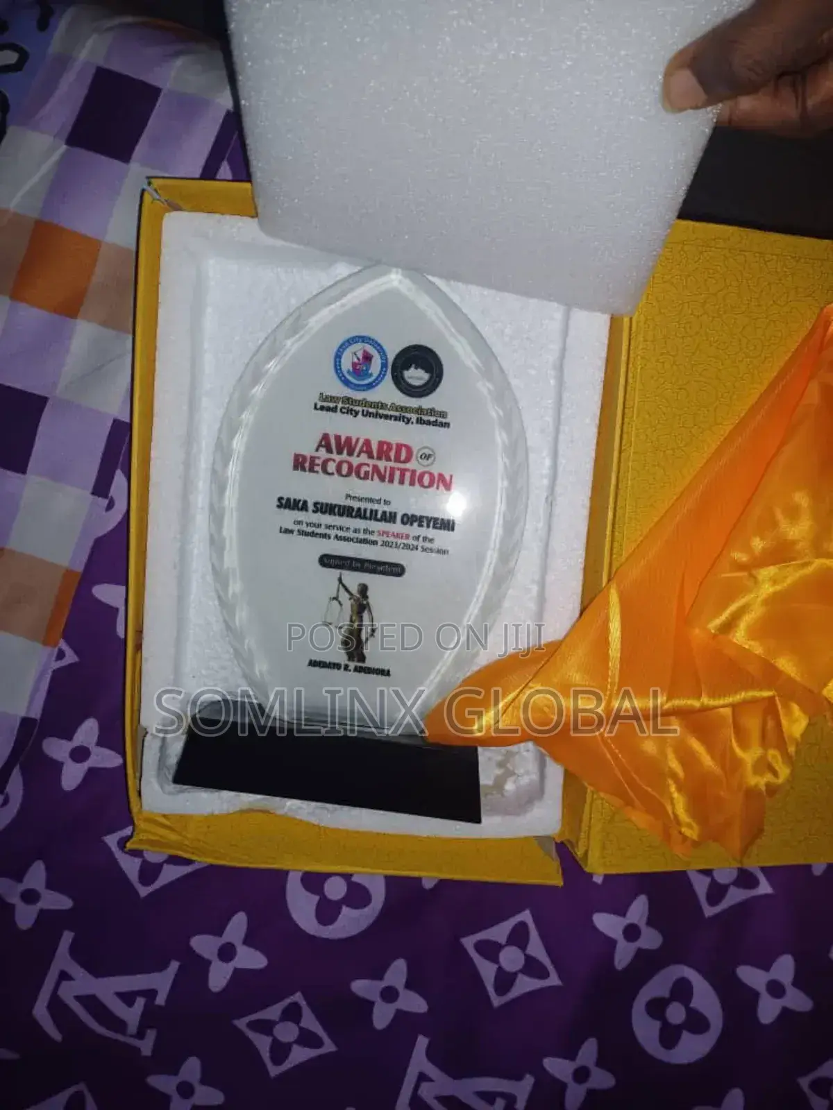 Glass Plaque Gh