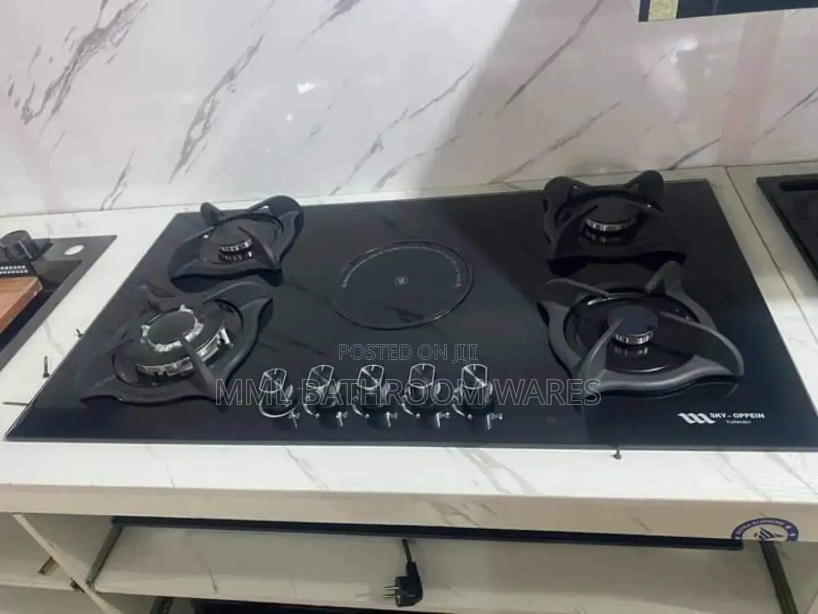 5 Burner Gas Cookers (4 Gas, 1 Electric)