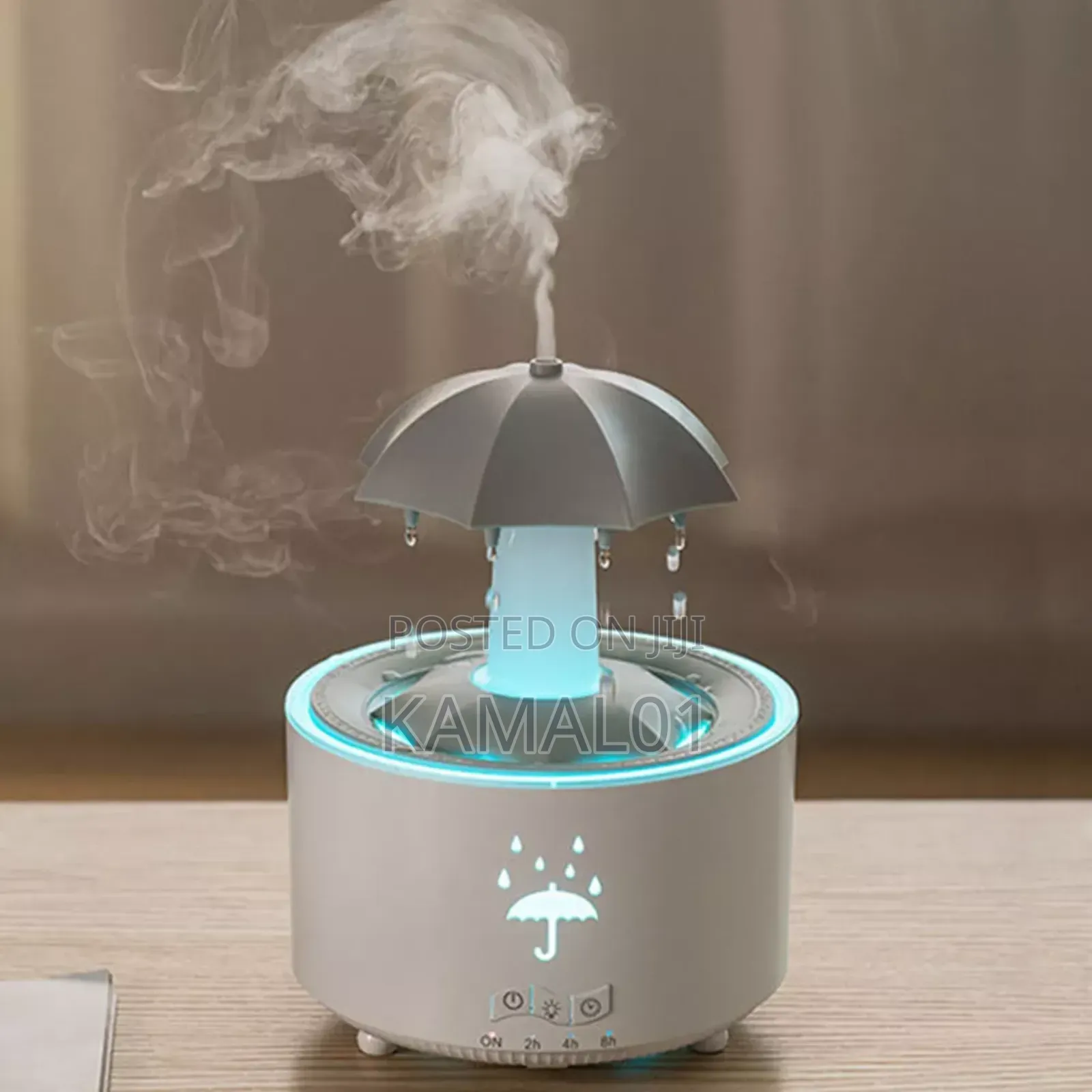 Rotating Umbrella Aromatherapy Diffuser With Led Night Light
