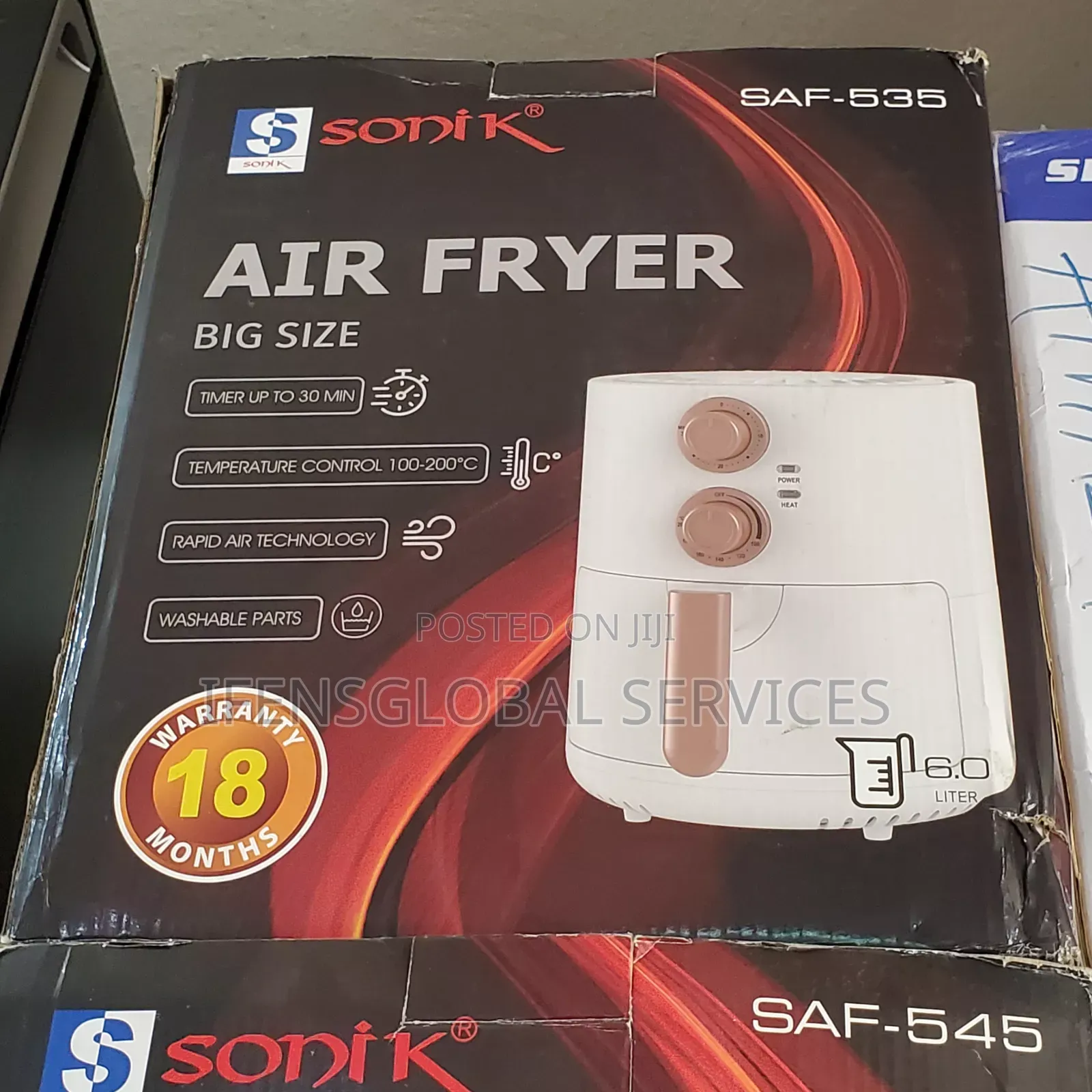 8litres Sonik Airfryer