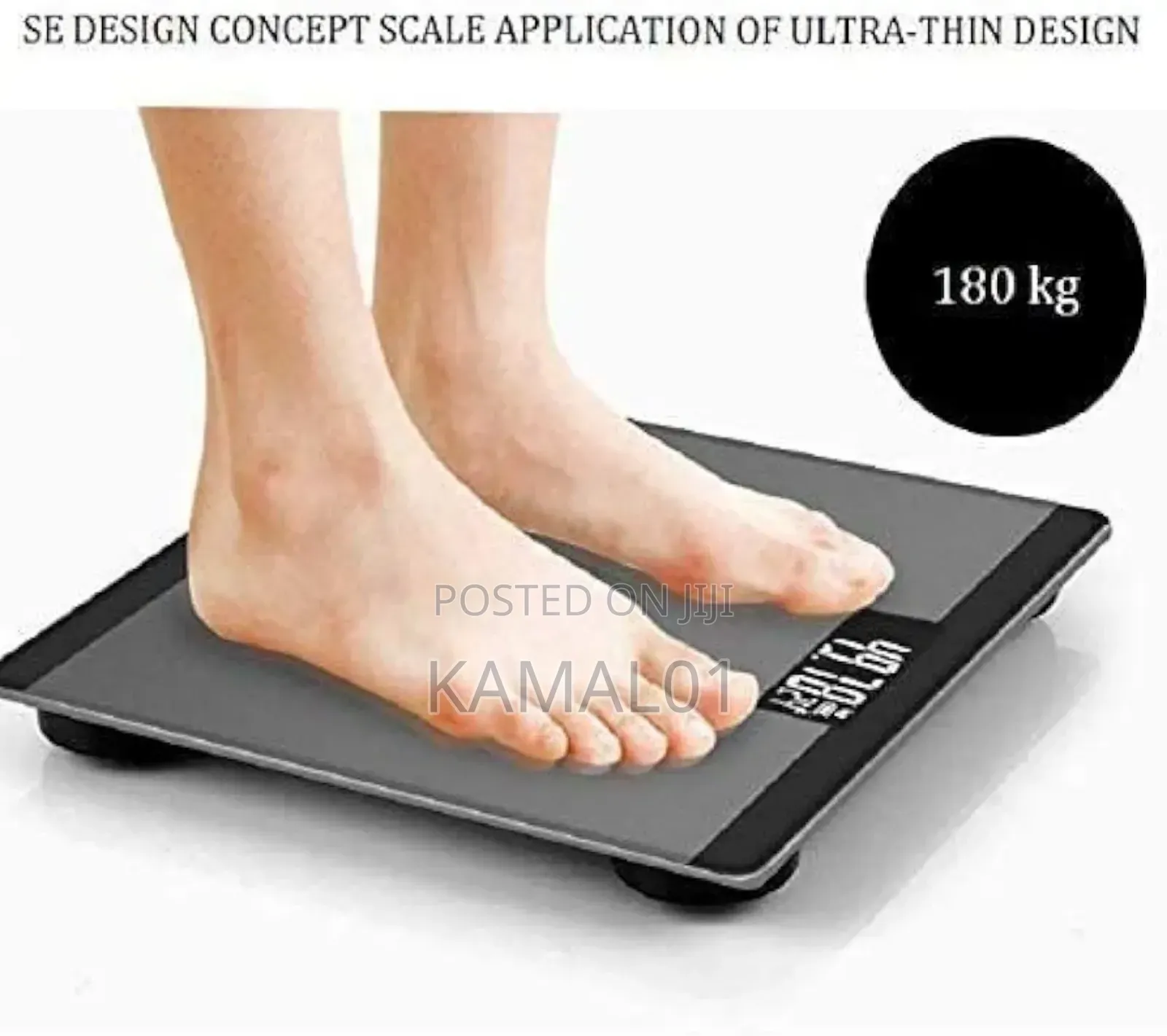 180kg/50g Smart Bathroom Personal Floor Body Scale