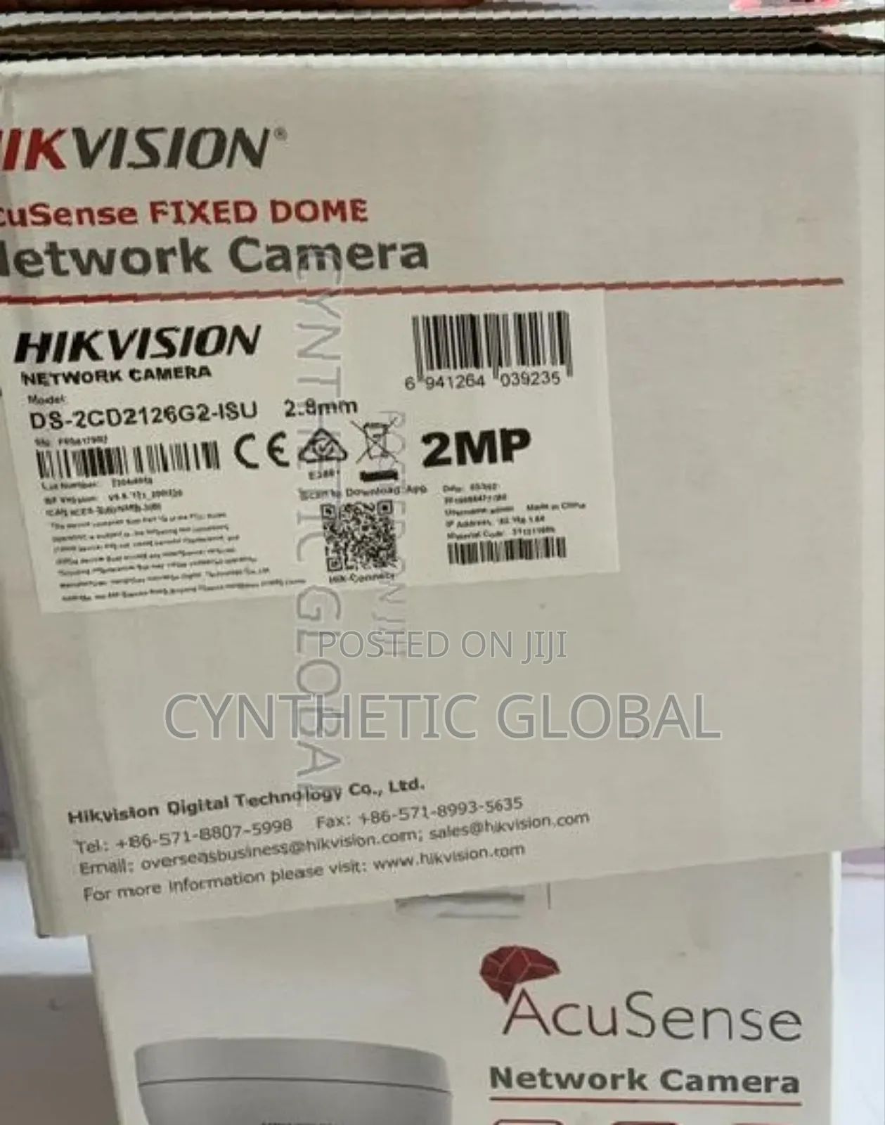 DS-2CD2126G2-ISU Hikvision 2mp Ip Accusence Dome Camera