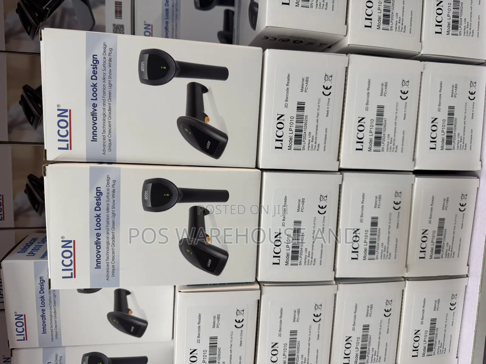 Licon Wired Barcode Scanner Handheld With Stand
